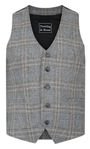 Tooting & Brow Vialli Waistcoat Grey